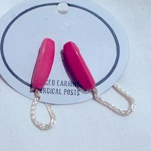 Super Cute Old Fashion Phone Earrings Vintage!